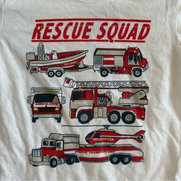 18M Firetruck Plaid Denim Vest Baby Outfit Bundle - Picture 7 of 10